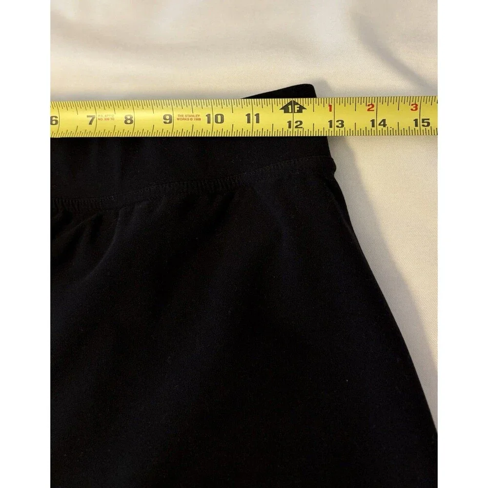 ALO Yoga Alosoft Backspin Skirt Black Pull On Slit Built In Brief Athletic XS